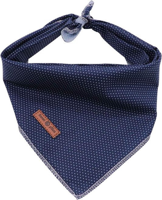 Dog Bandana for Small Medium Large Dogs, Cat Kerchief Blue DOIT